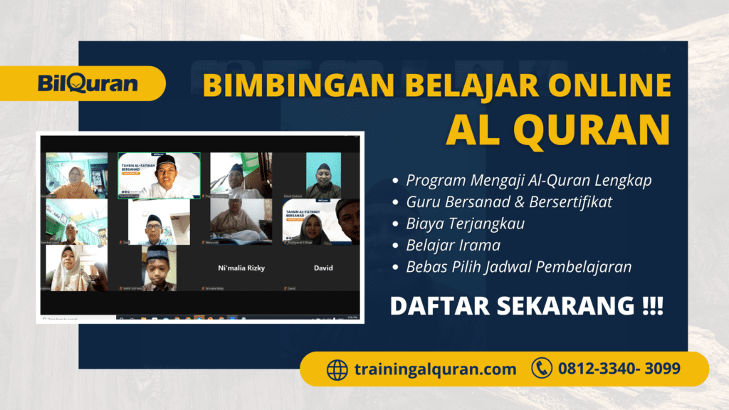 Belajar Baca Quran Online | 0812-3340-3099