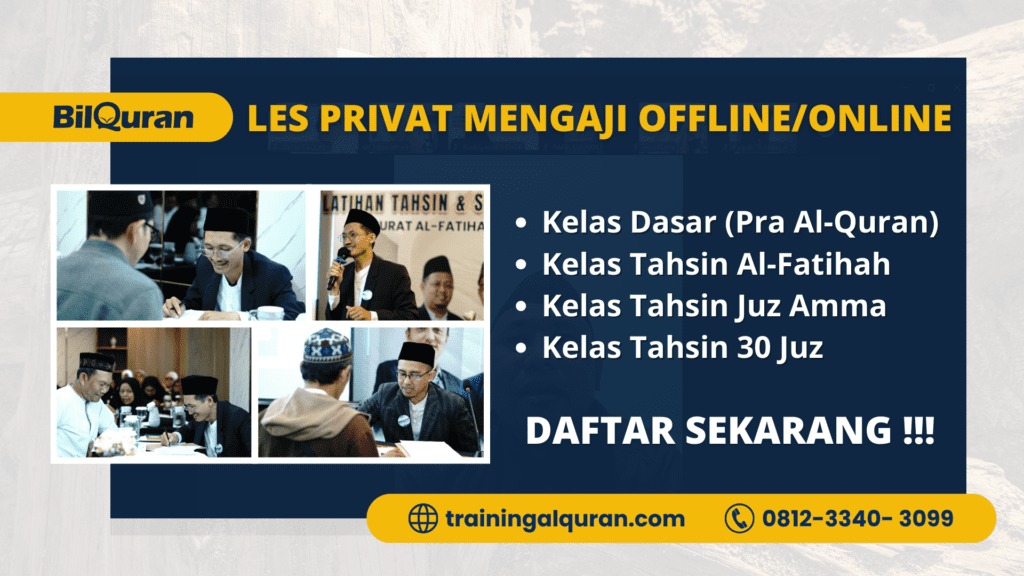 Les Privat Mengaji Offline/Online | 081233403099