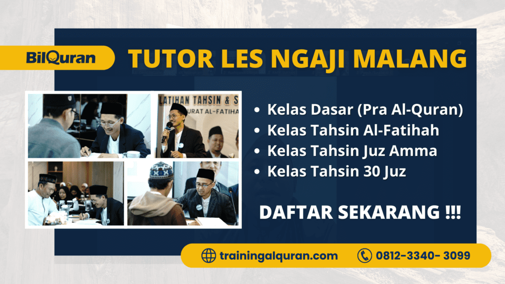 Tutor Les Ngaji Malang | 081233403099