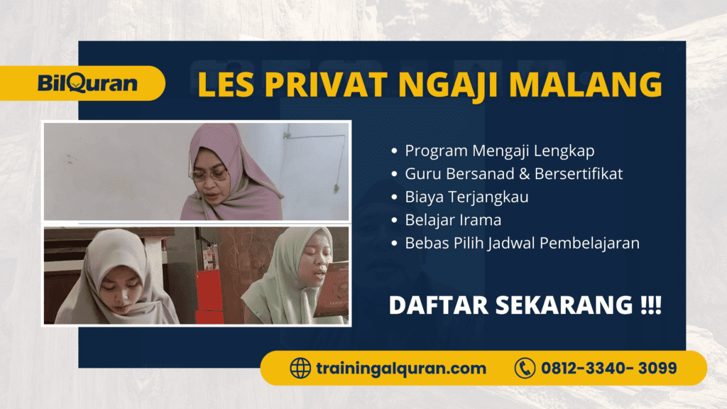 Les Privat Ngaji Malang | 081233403099