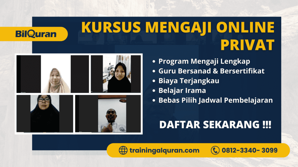 Kursus Mengaji Online Privat | 081233403099