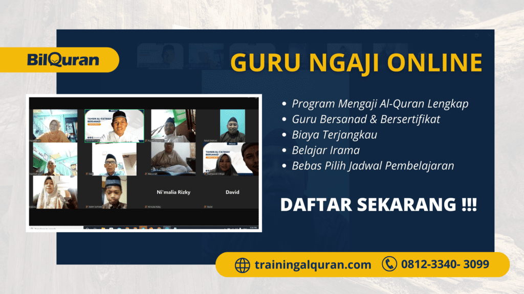 Guru Ngaji Online | 0812-3340-3099