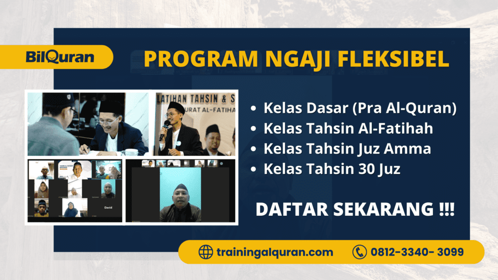 Program Ngaji Fleksibel | 081233403099
