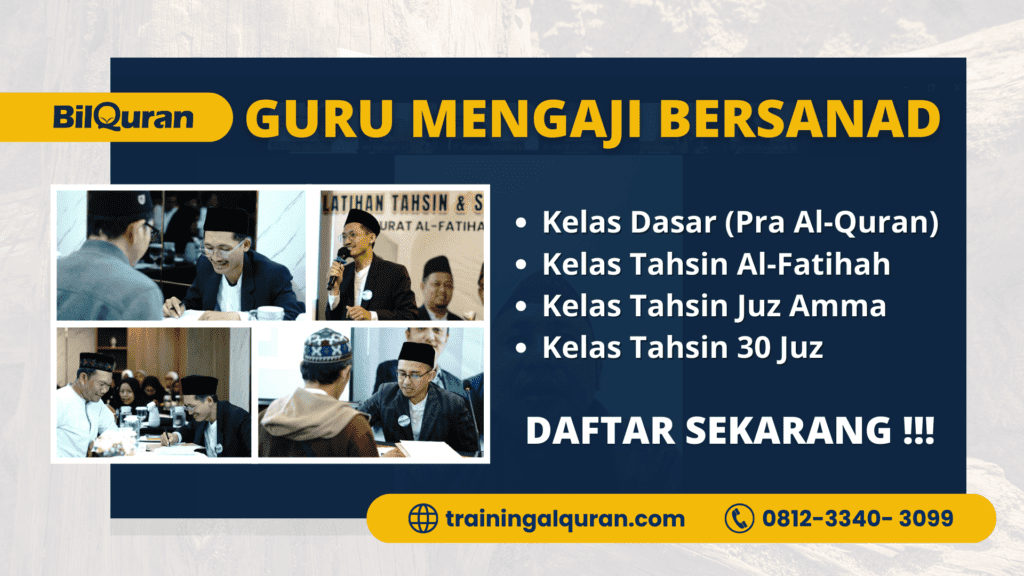 Guru Mengaji Bersanad | 081233403099