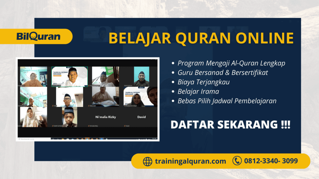 Belajar Quran Online | 0822-3311-8299
