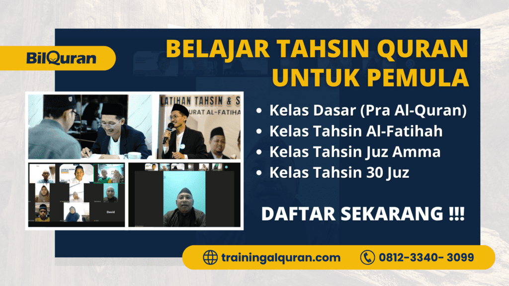 Belajar Tahsin Pemula | 0822-3311-8299