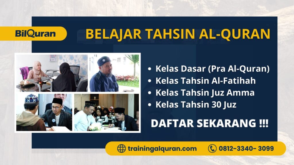 Belajar Tahsin Al Quran | 0822-3311-8299