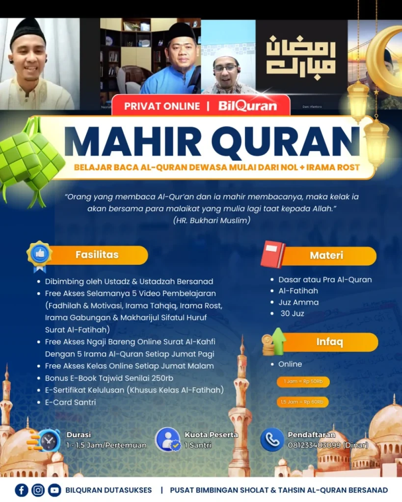Kelas Privat Online Al-Quran